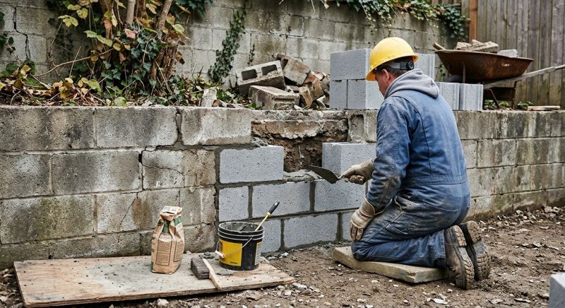 Block Masonry Repair in Pearland, TX