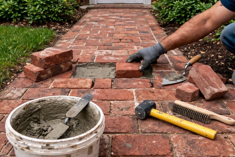 Brick Driveway Repair in Pearland, TX