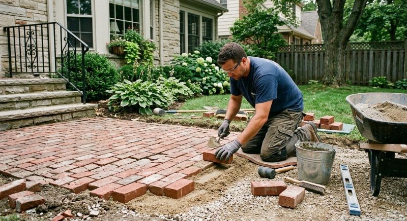 Brick Flatwork Repair in Alvin, TX