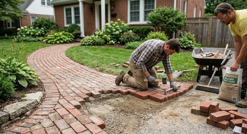 Brick Flatwork Repair in Galena Park, TX
