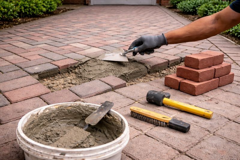 Brick Flatwork Repair in Houston, TX
