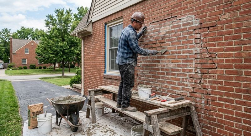 Brick Flatwork Repair in Missouri City, TX