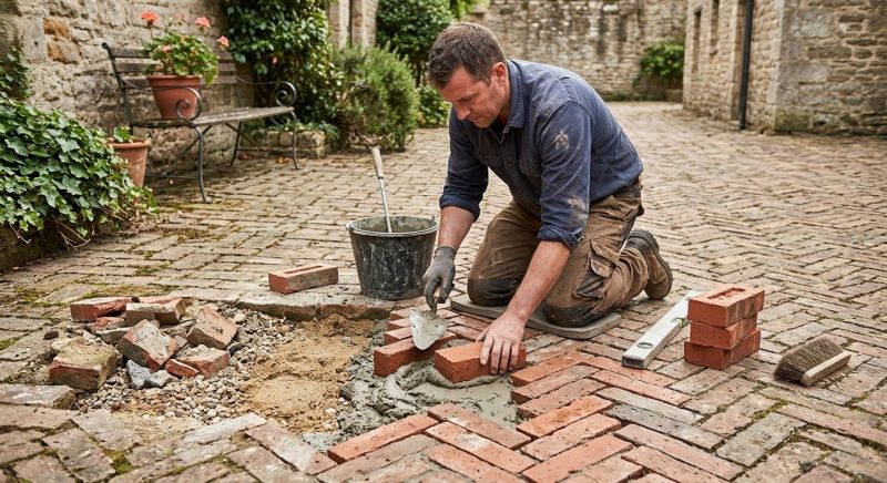 Brick Floor Repair in Pearland, TX