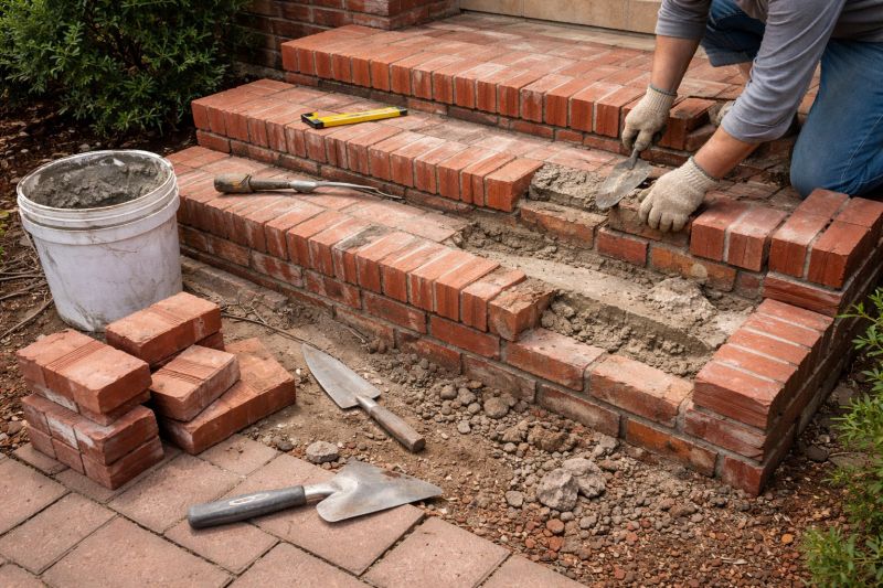 Brick Stairs Repair in Manvel, TX