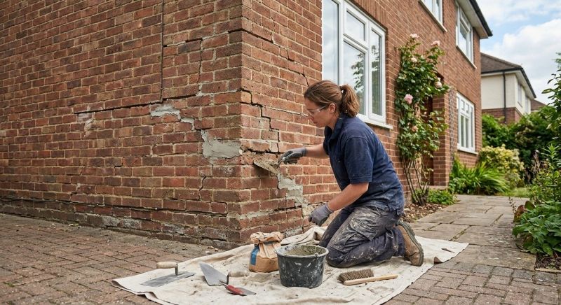 Brick Wall Repair in La Porte, TX