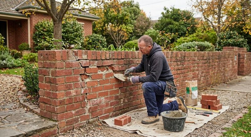 Brick Wall Repair in Pearland, TX