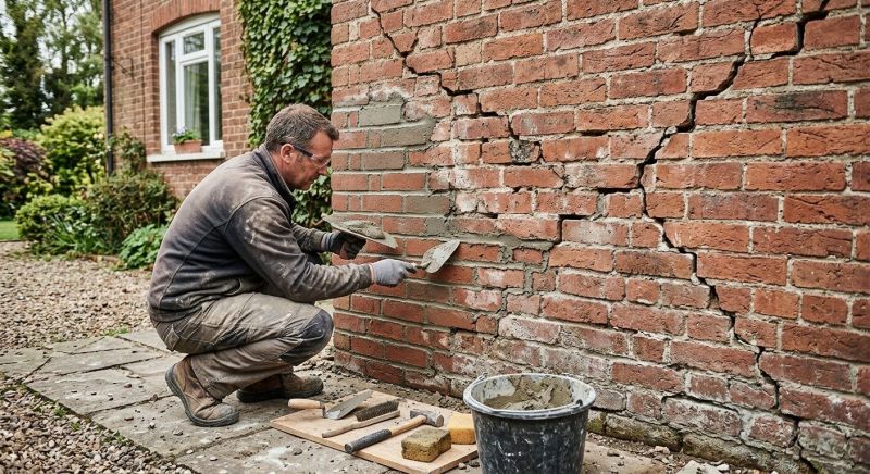 Brick Wall Repair in Rosharon, TX