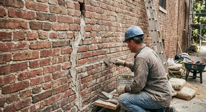 Brick Wall Repair in South Houston, TX