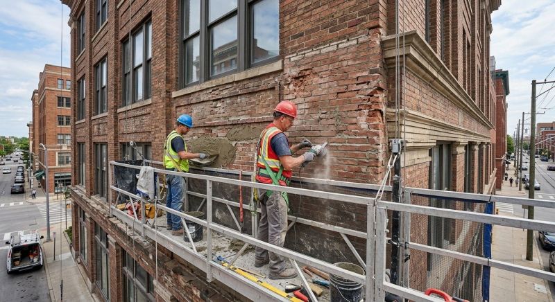 Commercial Masonry Repair in Highlands, TX