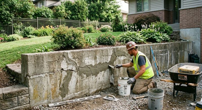 Retaining Wall Repair in Rosharon, TX