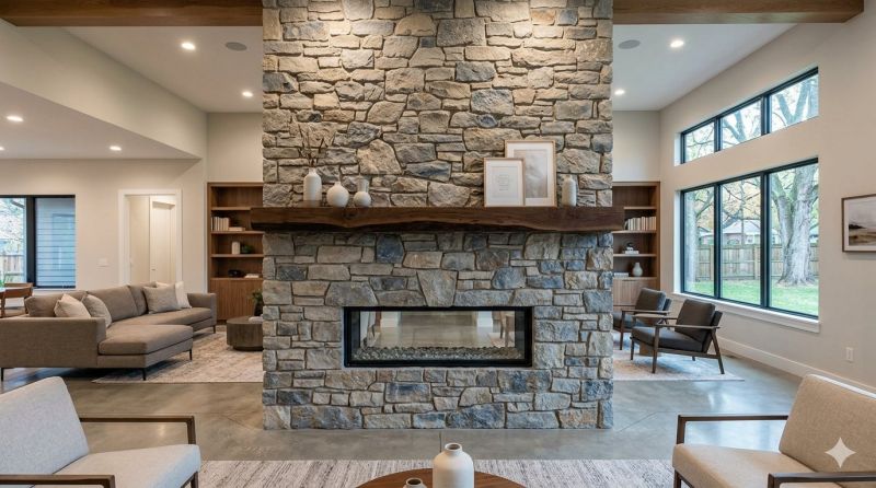 Stone Chimney Installation in Stafford, TX