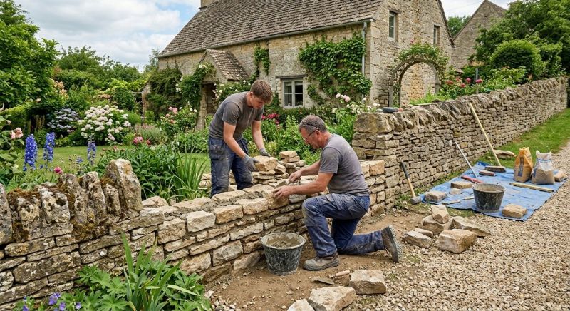 Stone Wall Repair in Deer Park, TX